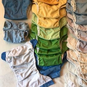 Adjustable BumGenius pocket cloth diaper lot